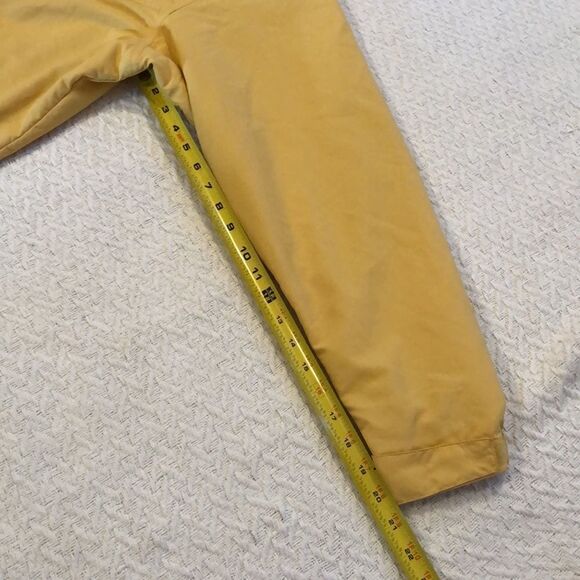 LL Bean 100% Nylon Soft Shell Jacket Womens XL Nice yellow. Roll away hood - Picture 6 of 14